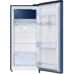 SAMSUNG 215 L Frost Free Single Door 3 Star Refrigerator  | Camellia Blue | RR23C2E23CU/HL