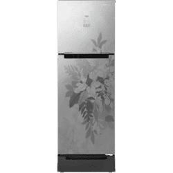 SAMSUNG 236 L Frost Free Double Door 2 Star Refrigerator with Base Drawer RT28C3832QB/HL | Bouquet Silver