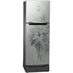 SAMSUNG 236 L Frost Free Double Door 2 Star Refrigerator with Base Drawer RT28C3832QB/HL | Bouquet Silver