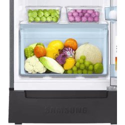 SAMSUNG 236 L Frost Free Double Door 2 Star Refrigerator with Base Drawer RT28C3832QB/HL | Bouquet Silver