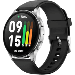 AMAZFIT POP 3R Smart Watch | 1.43" | Black Premium Strap
