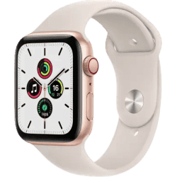 Apple Watch SE MKT13HN | GPS + Cellular | Gold Aluminium Case with Starlight Sport Band | 44mm