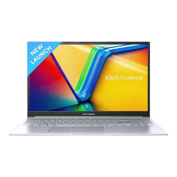 ASUS Vivobook Thin and Light Laptop | Intel Core i3-1315U | 39.62 cms | 8GB | 512GB | Silver | K3504VAB-NJ322WS