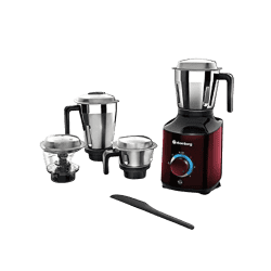 Atomberg Mg1 Mixer Grinder With Inverter Technology and Slow Mode 4 Jars And Chopper | Wine Red