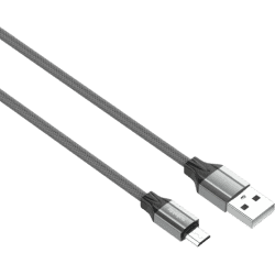 Salpido Micro USB Cable | 2 m | Compatible with All Phones With Micro USB Port | Black | LS 442