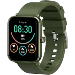 fire boltt REBEL 46.5mm | 1.83 HD full touch display | multiple sports modes Smartwatch | Olive Green Strap