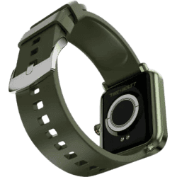 fire boltt REBEL 46.5mm | 1.83 HD full touch display | multiple sports modes Smartwatch | Olive Green Strap