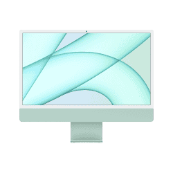 Apple iMac 24-inch All-In-One Desktop | 8-core Apple M1 chip/8 GB/256 GB | MGPH3HN/A | Green