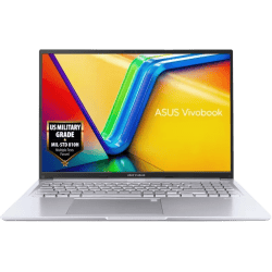 ASUS Vivobook 16 Laptop | 16 Inch | Intel Core i5 12th Gen 12500H | 16 GB |512 GB SSD | Transparent Silver | X1605ZAC-MB541WS