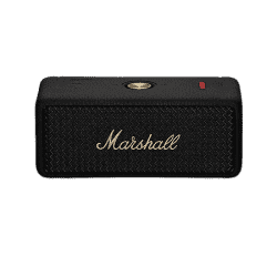 Marshall Emberton II Bluetooth Speaker |  30+ Hours of Playtime | Black & Brass.