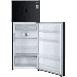 LG   Refrigerator | GL-T422VESX | 423 L | Frost Free | Double Door | 3 Star | Convertible Refrigerator | Ebony Sheen