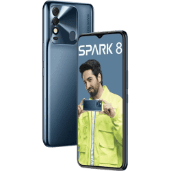 Tecno Spark 8 | 64 GB/4 GB RAM | Atlantic Blue