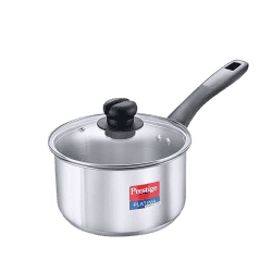 Prestige |  160 mm | SS Platina Popular Sauce Pan | Silver