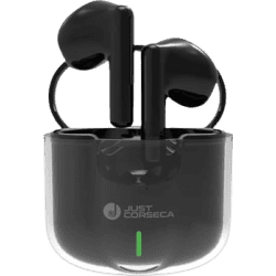 Just Corseca Snow Pods True Wireless Earbuds | Black | Jst412