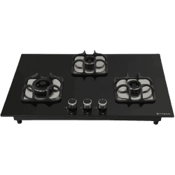 FABER | IMPERIA PLUS |   3 Burners | 783 BRB CI BK  Glass Automatic Hob