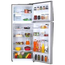 LG 446 Litres 1 Star Frost Free Double Door Convertible Refrigerator with Smart Diagnosis | GL-T502APZR.DPZZEBN | Shiny Steel