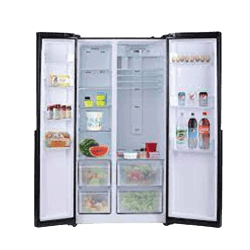 Haier 630 L Inverter Side By Side Refrigerator | HRS-682KS