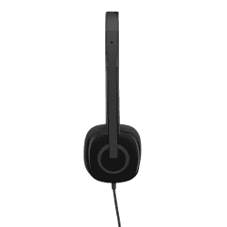 Logitech H151 Wired On Ear Headphones | With Mic | Black