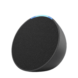 amazon Echo Pop Bluetooth Speaker | Built in Alexa | Smart Wi Fi Speaker | Balanced Bass | Black