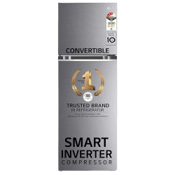 LG Smart Inverter Frost-Free Double Door Refrigerator | 246 L | 3 Star | Dazzle Steellg |GL-S262SDSX