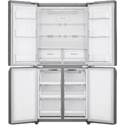 LG 594 L Frost Free Side by Side Refrigerator with Four Door | Shiny Steel | GC-B22FTLPL