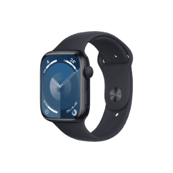 APPLE WATCH SERIES 9 | 45MM GPS | S/M SIZE | MIDNIGHT ALUMINIUM MIDNIGHT SPORT BAND