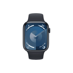 APPLE WATCH SERIES 9 | 45MM GPS | S/M SIZE | MIDNIGHT ALUMINIUM MIDNIGHT SPORT BAND