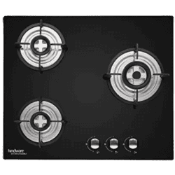 Hindware Ka Hob Nora Plus Stainless Steel Automatic Hob | 3 Burner | 60 CM