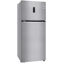 LG 423 Litres 3 Star Frost Free Double Door Refrigerator | Convertible | GL-T422VPZX.DPZZEB | Shiny Steel