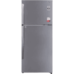 LG 437 Litres 2 Star Frost Free Inverter Double Door Refrigerator DoorCooling  GL-T432APZY.DPZZEBN | Shiny Steel