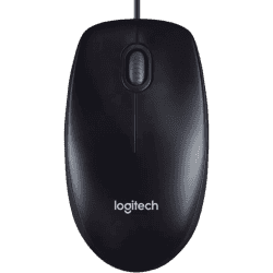 Logitech M90 Ambidextrous Wired Optical Mouse