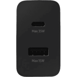 SAMSUNG  Multiport Mobile Charger | EP-TA220NBNGIN  | 35 W | Black