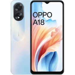 OPPO A18 |128 GB|  |4 GB RAM| Glowing Blue