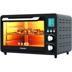 PHILIPS | 25-Litre HD6975/00 | Oven Toaster Grill with Motorised Rotisserie Opti Temp Technology | Grey