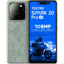 Tecno Spark 20 Pro 5G | 8 GB RAM |128 GB |  Neon green	
