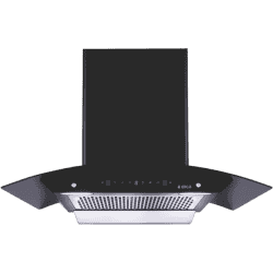 Elica | AUTO SENSE |  WDFL 906 HAC LTW MS NERO | 1200 CMH |Auto Clean Wall Mounted Chimney | Black