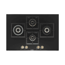 BOSCH | PNI7B6F20I | Built in Tempered Glass | 75c | 4 Burners | Heat Shield I Glass Automatic Hob | Matt Black
