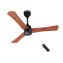 atomberg Renesa+ BLDC Ceiling Fan | 900 mm | Remote Control & LED Indicators | Golden Oakwood
