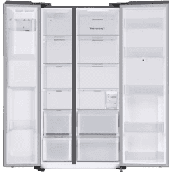 SAMSUNG Direct Cool Side by Side Refrigerator | 3 Star | 615 L | RS7HCG8543SLHL | EZ Clean Steel