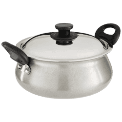 Pigeon by Stovekraft Aluminium Non Stick Gravy Pot with Lid | 3 L