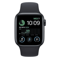 Apple Watch SE 2nd Generation | GPS 40mm | Smart watch | Midnight Aluminium Case with Midnight Sport Band