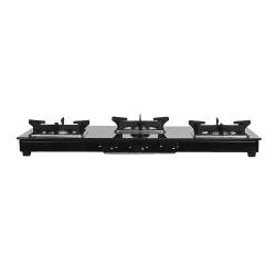 Faber Slim Gas stove glass cooktop | 3 burner | Black | Hob Cooktop Remo 3BB BK