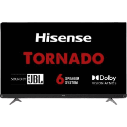 Hisense A73F -139 cm (55 inch) -Ultra HD (4K) LED Smart Android TV with 102W JBL 6 Speakers-Atmos-55A73F | black