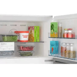 BOSCH | 332 L Frost Free Double Door Top Mount Refrigerator | CMC33S05NI Shiney Silver |