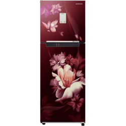 SAMSUNG Refrigerator | RT28B3522RZ/HL | 244 L  | Frost Free Double Door | 2 Star Refrigerator | Midnight Blossom Red