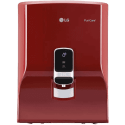 LG Puricare | WW140NPR |  with Stainless Steel Tank 8 L RO Water Purifier | Red