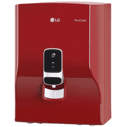 LG Puricare | WW140NPR |  with Stainless Steel Tank 8 L RO Water Purifier | Red