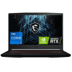 MSI Gaming Laptop |15.6 Inch | GF63 Thin 11SC-1298IN | Core i7 11800H 11th Gen | 16 GB/1 TB HDD/256 GB SSD/Windows 11 Home/4 GB Graphics/NVIDIA GeForce GTX 1650 | Black