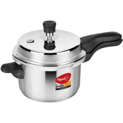 Pigeon Inox | 3 L |  Induction Bottom Pressure Cooker Stainless Steel
