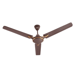 Usha Racer Chrome Ceiling Fan | 1200 mm | Ultra High Speed | Rich Brown